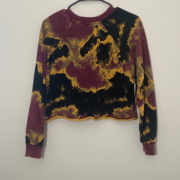 JoyLab Multicolor Tie-Dye Crop Top - Picture 2 of 8